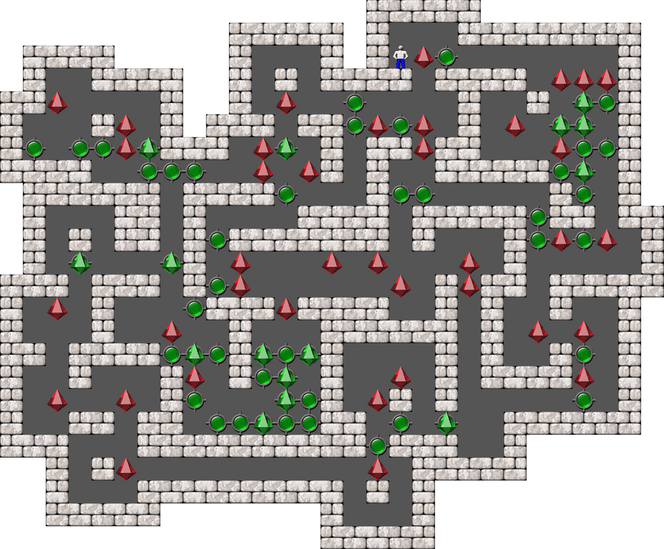 Sokoban Mass Remodel level 302